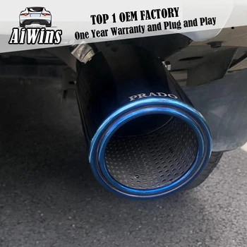 

Aiwins for PRADO 2003-2019 car muffler exterior end pipe outlet dedicate stainless steel exhaust tip tail 1pcs