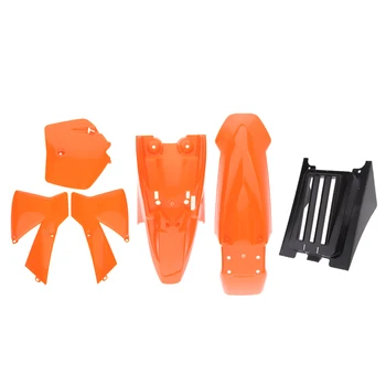 

Plastic Fairing Kit - Motorcycle Front Rear Fenders Body Work Set for SX 50 Junior 50cc SX SR JR Motorbike - Orange