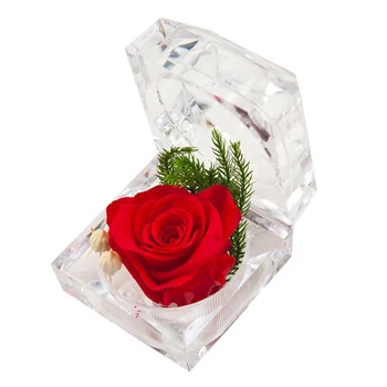 

Eternal Rose Ring Box Creative Gift Valentine's Day Quality Gift Romantic eternal life Flower Mother Day Present i