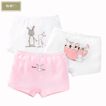 

3pcs Girls's Briefs children's underwear cotton Cartoon pants school student girl Soft Underpants child Kids shorts Panties
