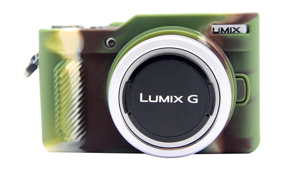 TENENELE камера сумки для Panasonic Lumix GF-10 мягкий силиконовый цвет резиновая крышка чехлы Защита DC-GF10KGK аксессуары для тела - Цвет: Green