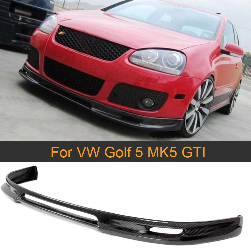 Spoiler Bibir Bumper Depan Mobil Serat Karbon untuk VW Golf 5 MK5 GTI  Spoiler Bibir Bumper Depan|spoiler for golf|spoilers for carsspoiler front  - AliExpress