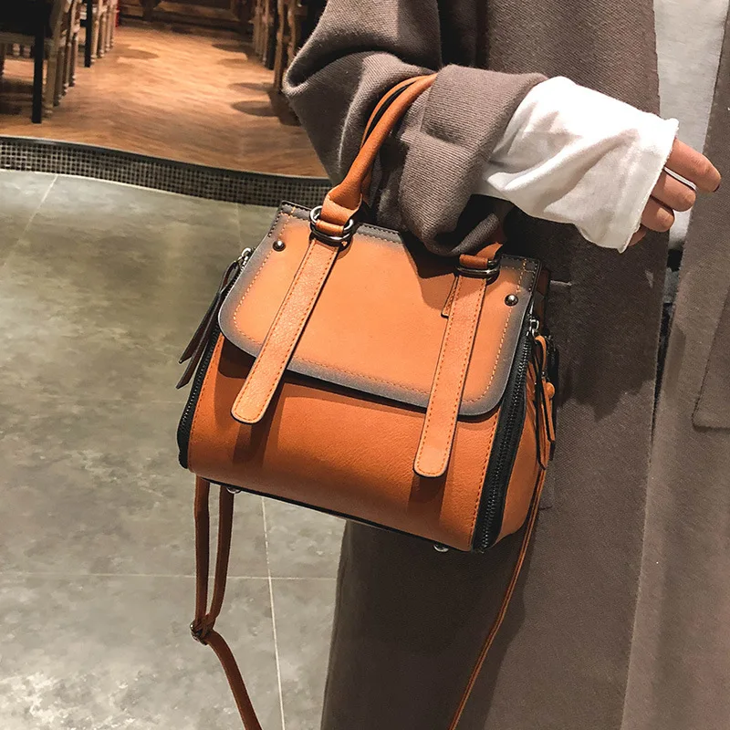 Tilorraine women 2022 new large-capacity single shoulder  leather handbag new products double belt buckle female crossbody bag