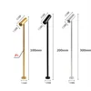 LED Spotlight 3W 12V Jewelry Display Lamp 10/20/30cm Post Lamp Phone Store Showcase Desktop Lights Rotatable 220V Upright lamp 3