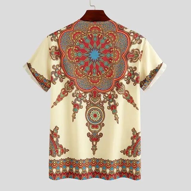 Nana Dashiki Ethnic Print Short Sleeve - Image 4