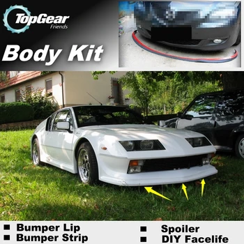 

Bumper Lip Deflector Lips For Renault Alpine GTA Front Spoiler Skirt For TopGear Fans to Car Tuning View / Body Kit / Strip