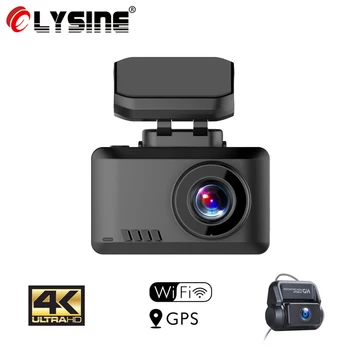 

Olysine UHD 2160p WiFi Car DVR GPS Dash Cam 4K Gesture Photo Car Camera Night Vision Video Recorder FHD 1080P Rear View Dashcam