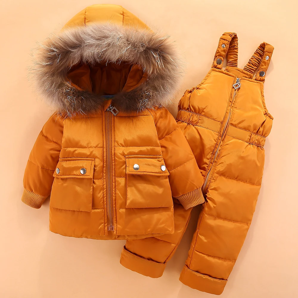 OLEKID/ зимний детский Пуховый комбинезон, Толстая теплая куртка, пальто, комбинезоны, комплект одежды для маленьких девочек и мальчиков 1-4 лет, детская одежда, костюм
