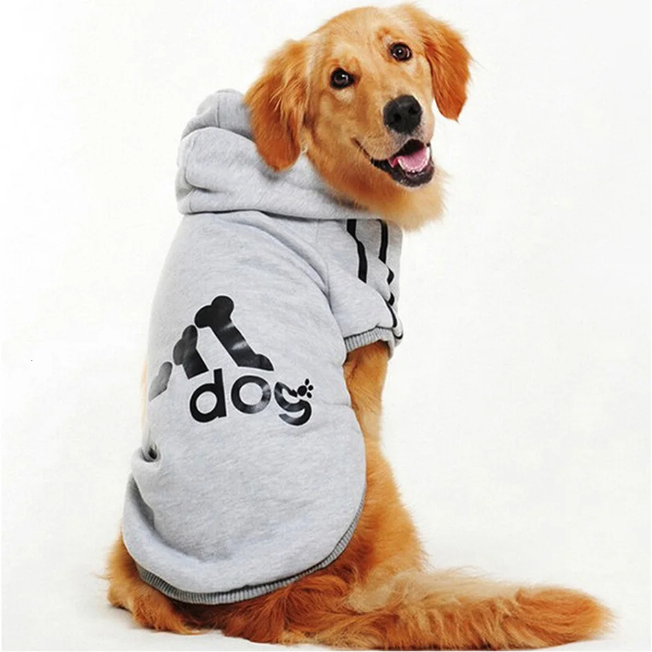 Зимняя одежда для больших собак собака самоед Толстовка Лабрадор Sweather одежда собака хлопок теплая толстовка золотой ретривер хаски