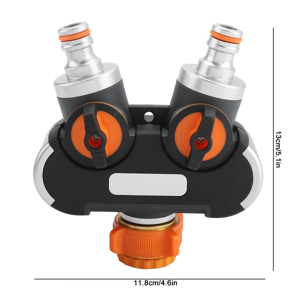 Garden Y Shape Water Pipe 4 Way Adapter Tap Hose Valve Splitter Faucet Connector EU 2 Way Garden Bonsai Watering