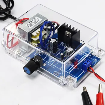 

LM317 adjustable power supply to make spare parts, stabilized power supply, electronic DIY welding material with shell