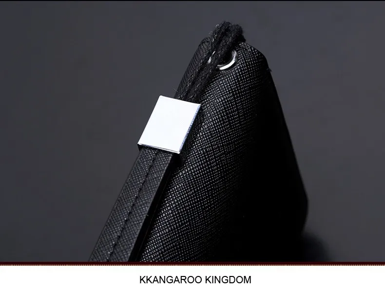 Кенгуру Королевство мужские кошельки кожаный Длинный кошелек брендовый мужской клатч кошелек