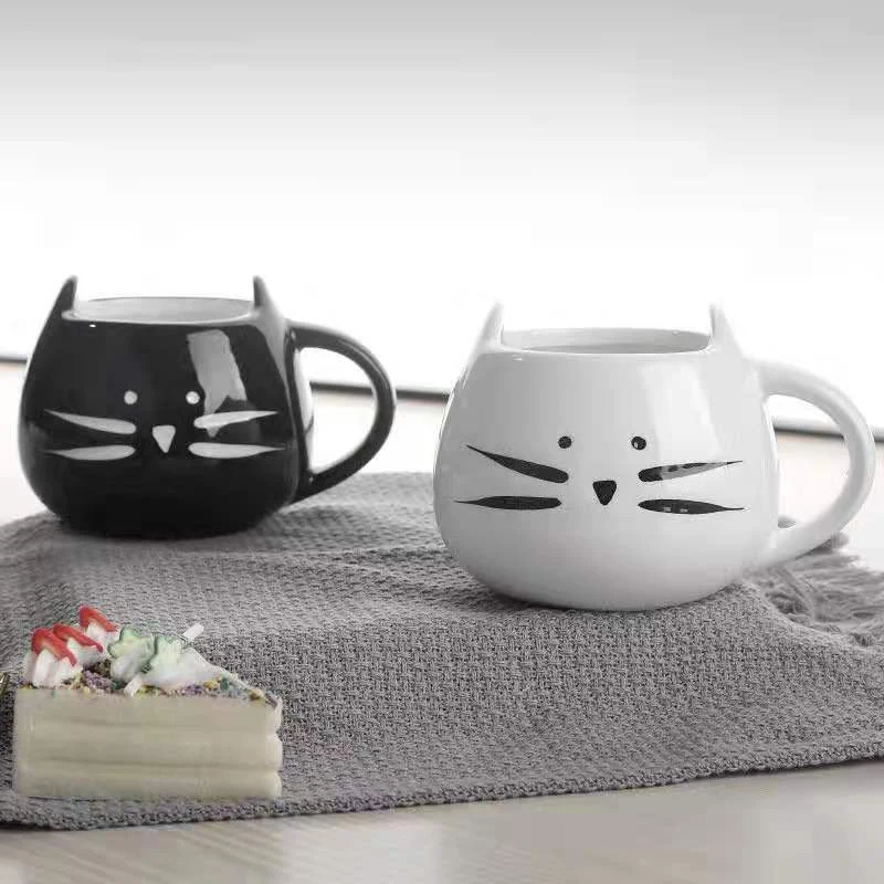 Керамика милый кот кружки Кофе Чай молока чашки с животными и кружки с ручкой 400 мл Посуда для напитков, лучший подарок для ваших друзей