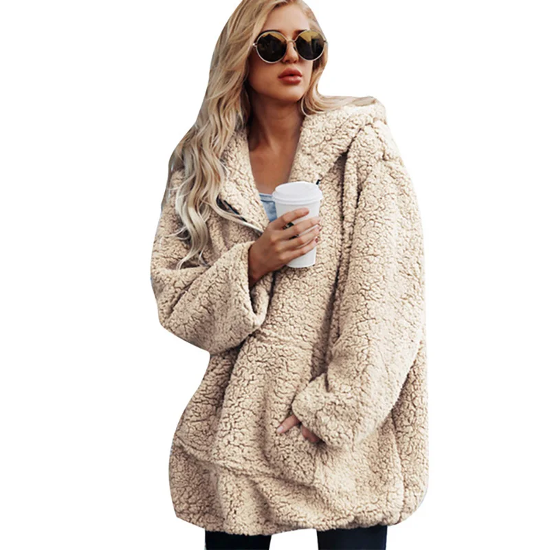 Women Winter Jacket New Sweaters Loose Fur Jacket Pregnant woman Outwear Maternity Coat Ladies Jacket Winter Pregnant Clothes
