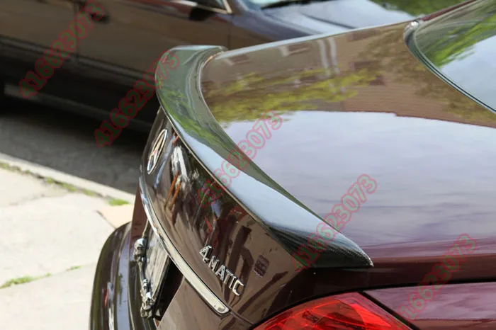 Подходит для Mercedes-Benz S W221 LRS S300 350 400 500 углеродного волокна задний спойлер заднее крыло