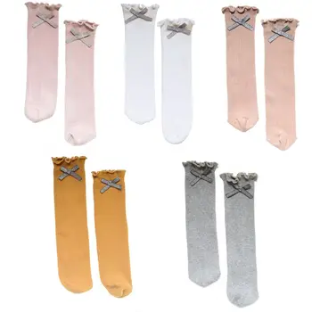 

Cute Multicolor Fungus Pile Socks Children Adult Socks Bow Solid Color Children Baby Socks A5 Gray y Hot