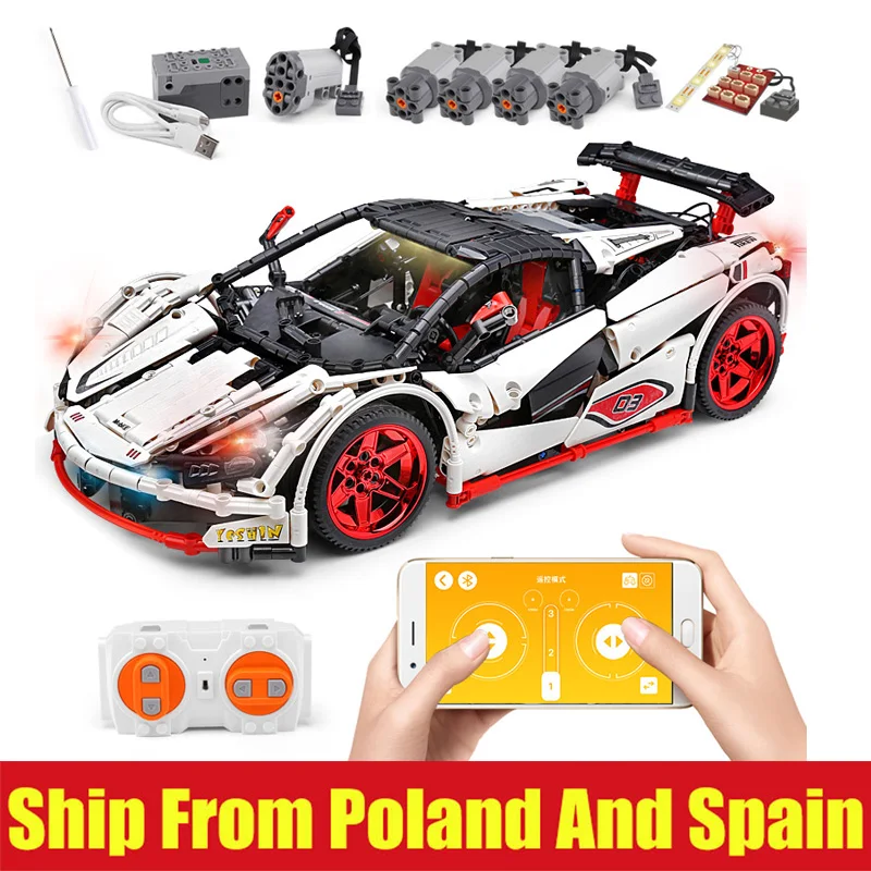 DHL ешина 13067 дизайн автомобиля совместимый с Iphone 20087 MOC 3918 Икар рисунком машинки