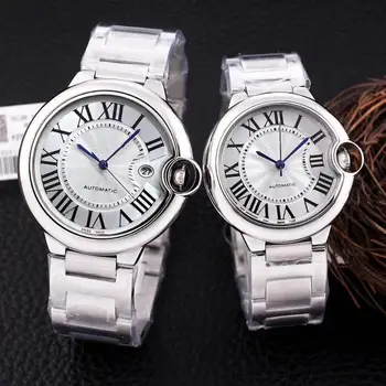 

AAA QUALITY GOLD MEN'S WATCH TOP BRAND 33MM DIAL WOMEN AUTOMATIC MECHANICAL STAINLESS STEEL SAPPHIRE RELOJ CTR MALE WRIST WATCH