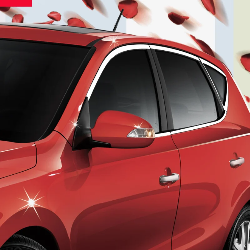 Нержавеющая сталь окна автомобиля планки для hyundai i30 2007 2008 2009 2010 2011 2012 Elantra Touring |