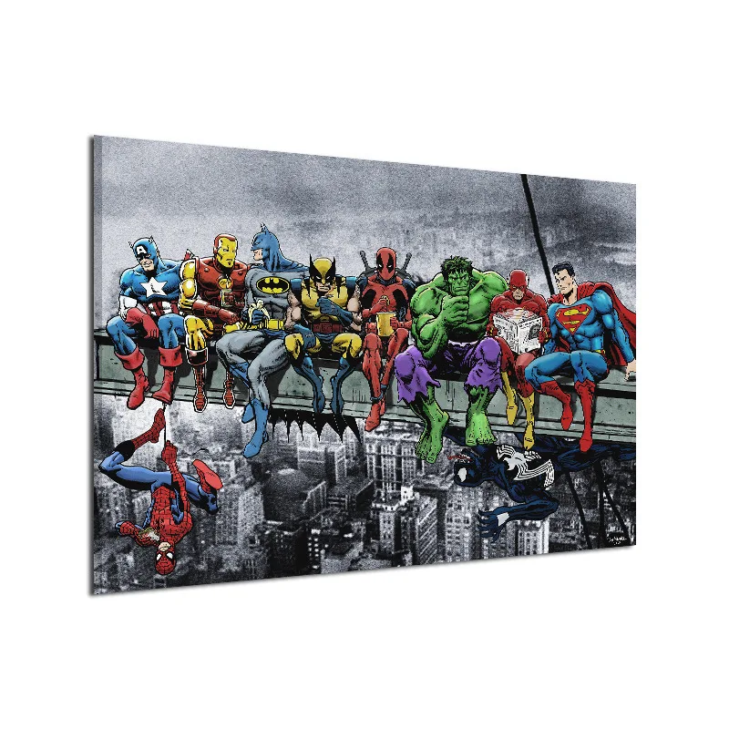 

Marvel Avengers Superhero Canvas Superman Wall Paintings wu kuang hua xin Home Decorative Painting