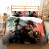 Deku Hero Academia Duvet Cover Set EU Single Double King US Twin Full Queen Size  Bed Linen Set 2