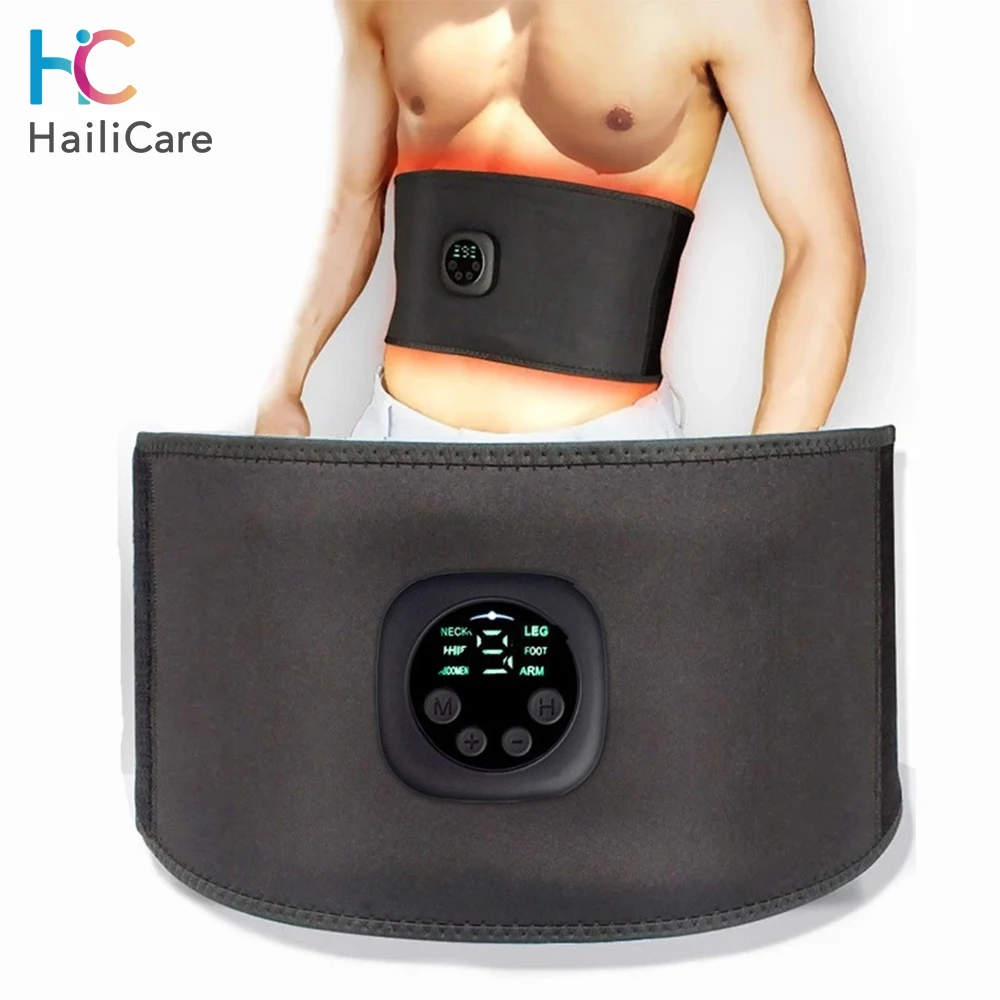 Body Slimming Electronic Abdominal Fitness Electric Muscle Stimulator MassagerFB 