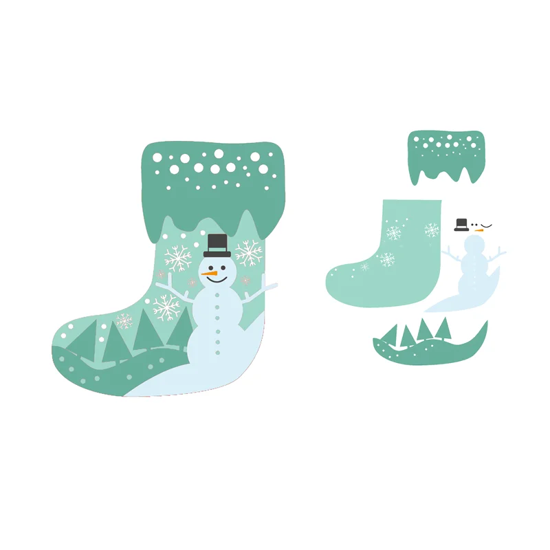

InLoveArts Dies Cutting Christmas stocking Metal Cutting for DIY Scrapbooking Craft Card Embossing Die Cut New Template