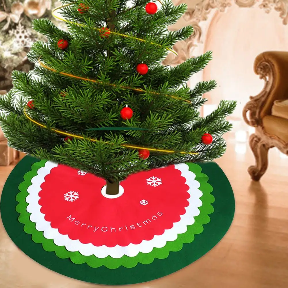 Details about   2020 Christmas Tree Skirt Base Floor Mat Apron Cover Xmas Party Home Decoration 
