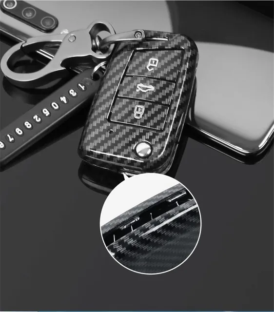 Auto Zubehör Schlüsseletui Schlüsseltasche Schlüssel Abdeckung Für  Volkswagen Für Vw Golf 7 Mk7 Für Skoda Für Octavia A7 Silikon Key Portect  Case Von 0,76 €