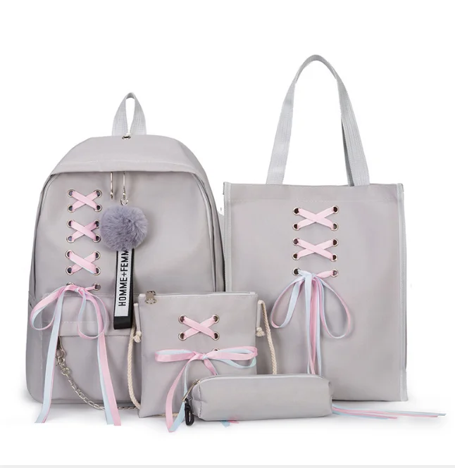 

Bow pack 4-piece multi-functional bowknot Backpack