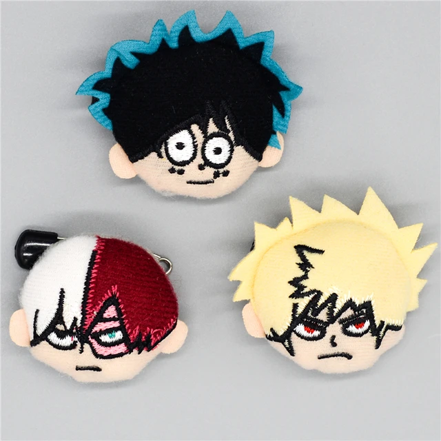 Soft Boku No Hero Academia Brooch Badge Midoriya Izuku Bakugou Katsuki Todoroki My Hero Academia Plush Toys Bag Decoration Aliexpress Mobile