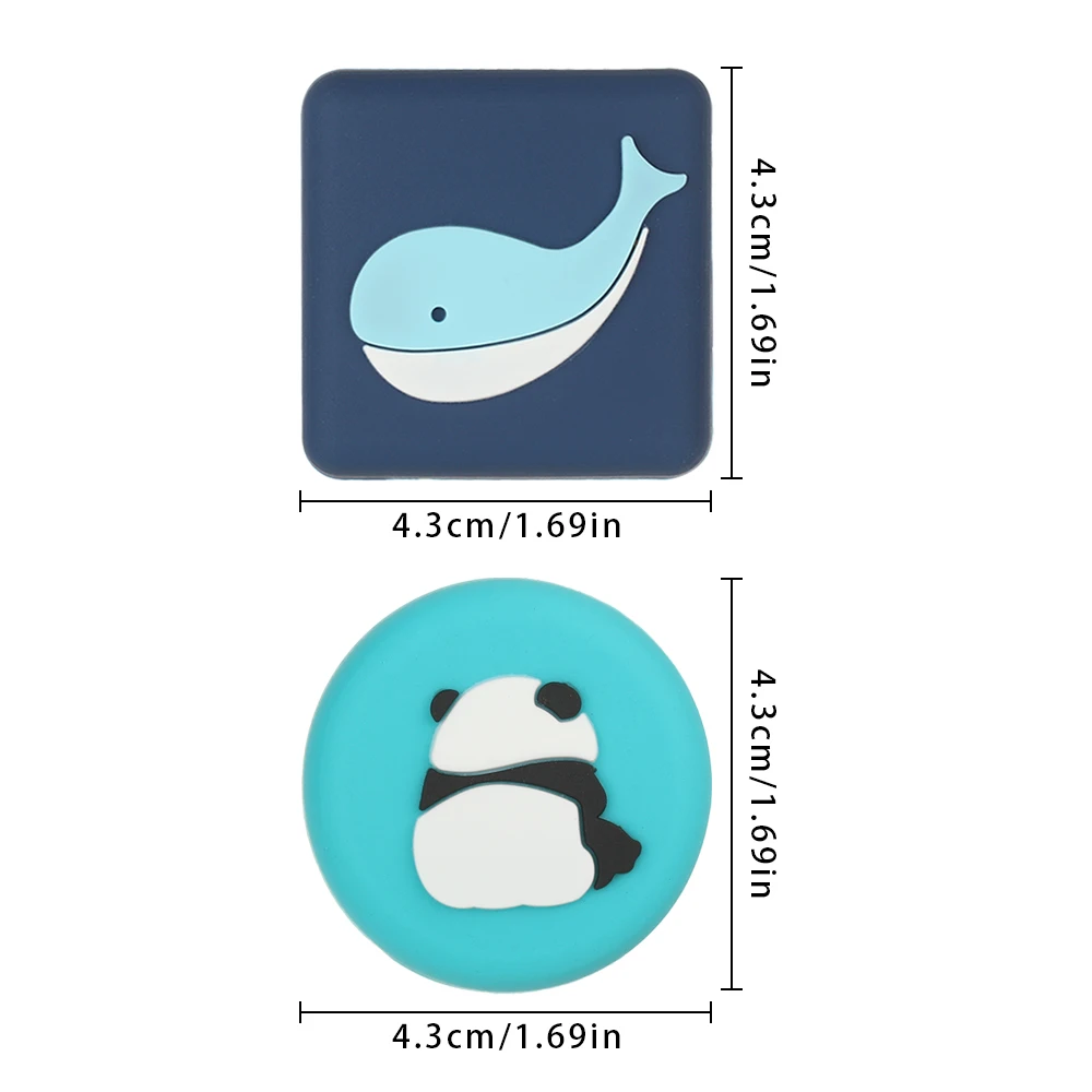Silicone Door Stopper Door Stopper Bumpers Door Stopper Silicone Rubber Bumpers Cartoon Silicone Self Adhesive Door Stopper Wall Protectors Door Handle Bumpers Buffer Guard Stoppers Silencer Crash Pad 1PCS