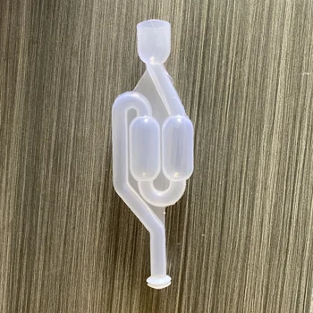 

Air Lock Food Grade Twin Bubble Plastic Valve Home Brewing Wine Fermentation Check Valve Beer -Making Fermentation Valve
