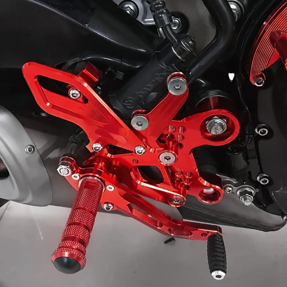 JAER мотоциклетные MT-09 FZ-09 с ЧПУ Регулируемая Задняя подставка для ног подножки для Yamaha MT09 FZ09 2013