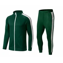Новое поступление, мужские спортивные костюмы, зимняя одежда для футбола, бега, тренировочные костюмы, детская униформа, зеленая форма
