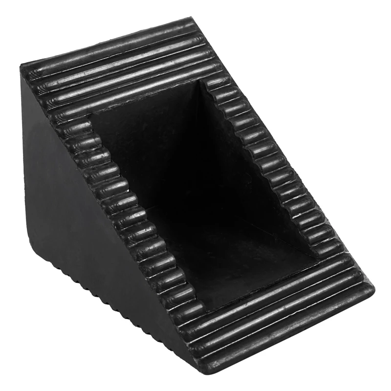 Roadside Car Truck Trailer Nonslip Rubber Wheel Chock Stop Block Cushion