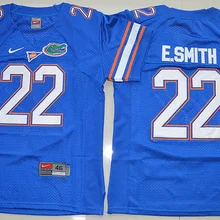 Горячие Флориды гаторы E. Smith 22 горячая Распродажа-Королевский синий Размер S, M, L, XL Джерси