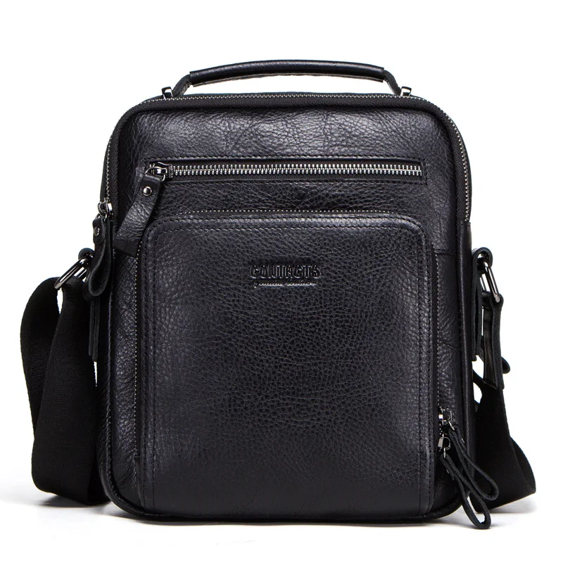 Повседневные мужские сумки-мессенджеры, мужская дорожная сумка, высокое качество, фирменный дизайн, натуральная кожа, сумки через плечо для мини-ноутбука