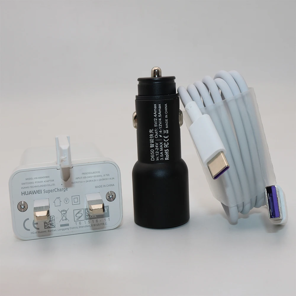 Оригинальное автомобильное зарядное устройство huawei Quick Charge 3,0 USB для iPhone Xiaomi huawei QC3.0, Автомобильный Кабель type C, быстрое автомобильное зарядное устройство для мобильного телефона