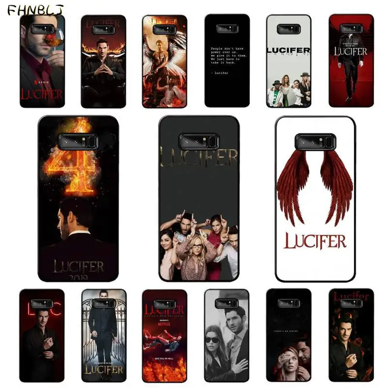 FHNBLJ Американский сериал Lucifer новое поступление черный чехол для мобильного