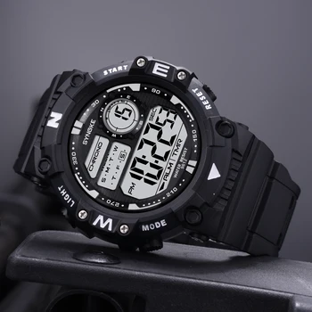 

SYNOKE Men Watches Sport LED Men's Digital Watch Shock Black Male Watch Electronic Watch Clock reloj hombre relogio masculino