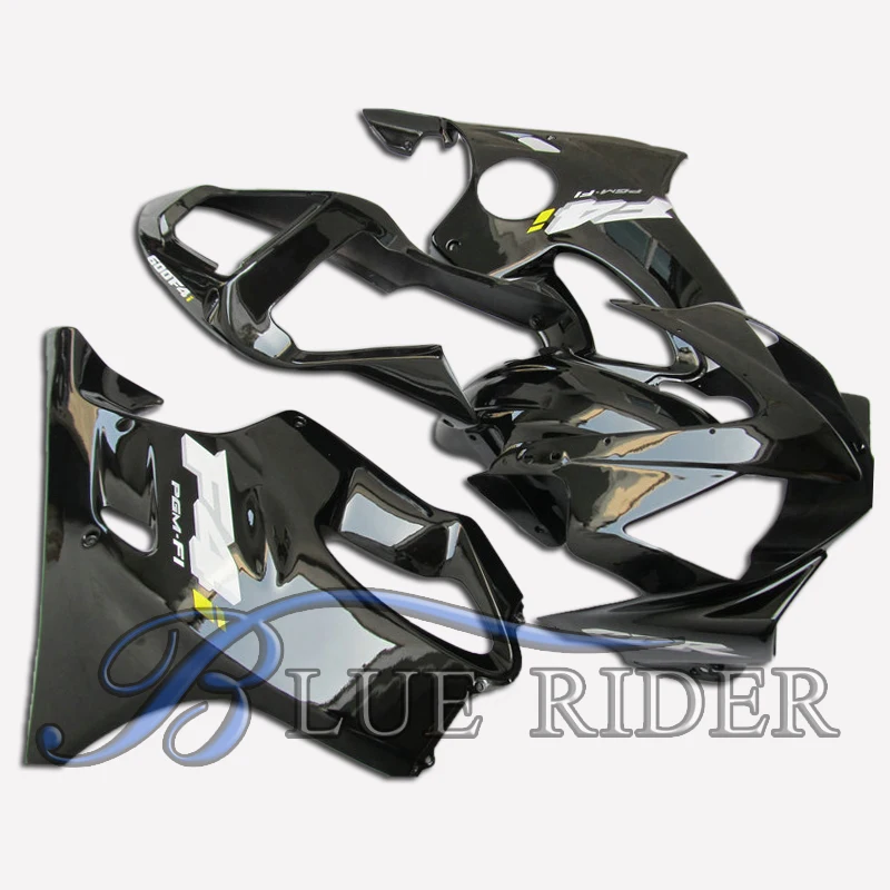 Обтекатели для мотоциклов HONDA CBR600 F4I 01 02 03 CBR 600F4i полностью черные обтекатели