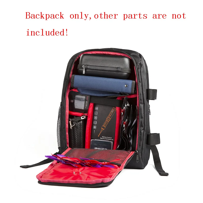 

Hot 2Pcs FPV Model Airplane Bag Backpack Luggage Flight Control DIY Accessories for Brushless Racing Quadcopter Drone Spare Part