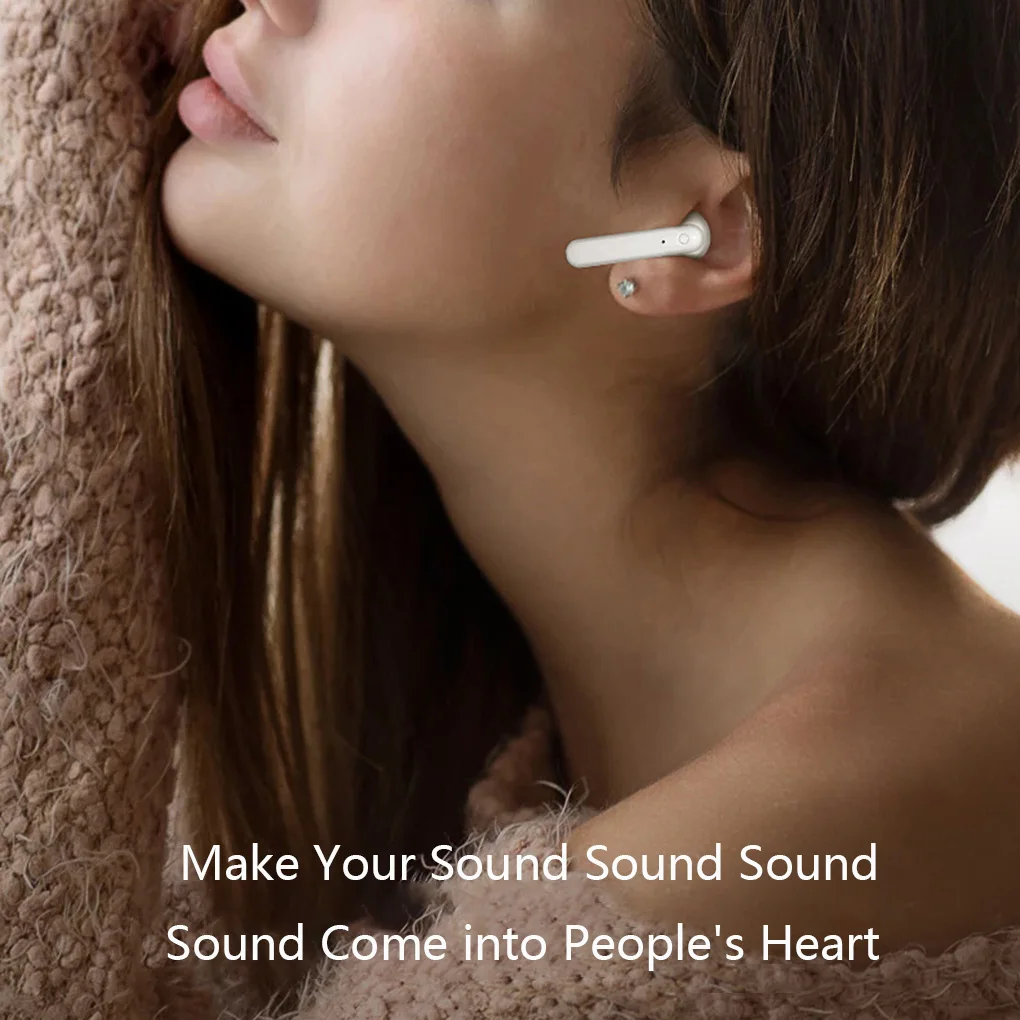Bluetooth Двойные V5.0 наушники беспроводные наушники Hi-Fi стерео Спортивная гарнитура беспроводные наушники