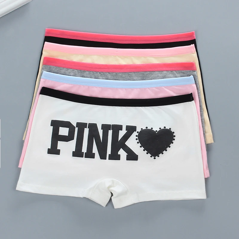 

Cotton Pink Soft Underpants Puberty Adolescent Panties Young Breathable Pants Kid Panty Teen Girl's Underwear for 8-16 Years Old