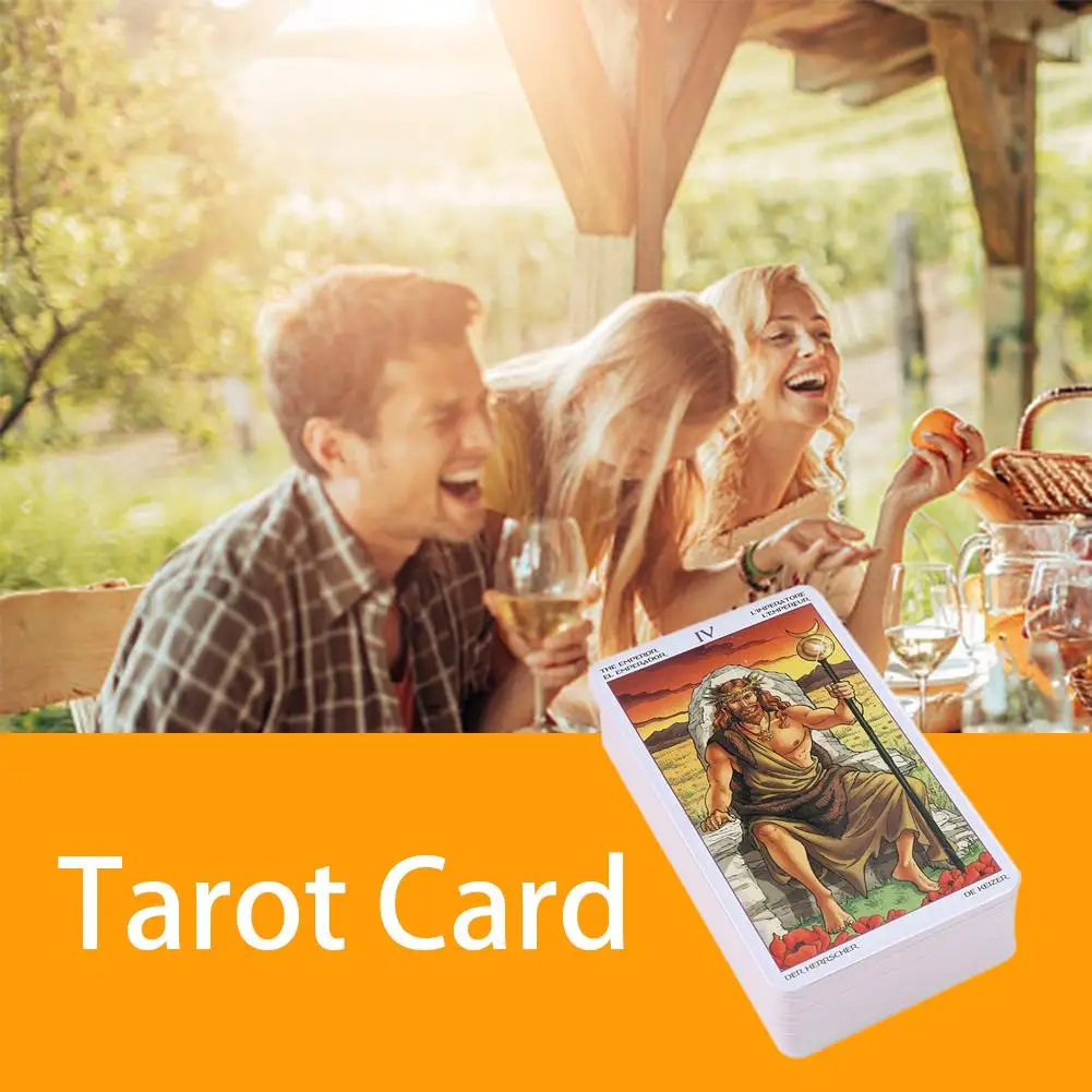 Годовые карты Таро игра Таро Чтение предназначения персонального использования настольной игры 78 карты колода и руководство