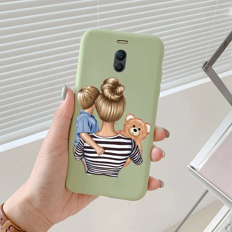 cases for meizu back For Meizu Note 3 5 6 Case Fashion Mother And Daughter Protective Shell Painted Soft Silicone Shockproof Phone Back Cover cases for meizu belt Cases For Meizu