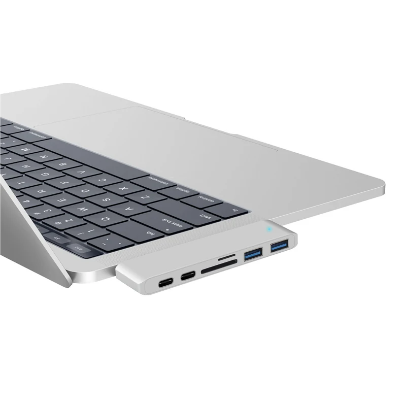 Двойной Концентратор типа C, двойной концентратор USB C, USB 3,0, SD, Micro SD, кард-ридер, адаптер USB 3,0, концентратор для Macbook, конвертер, зарядный адаптер