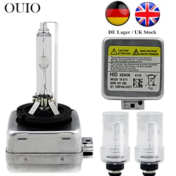 

Car Flashing D1S D2S HID Bulb CBI HID xenon headlight bulb D1 D2 D1R D2R headlamp light 6000K (Pack of 2) Headlamp bulbs