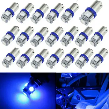 

Truck LED Light Bulbs​ 20Pcs Blue 5SMD Interior Super bright 12V DC Parts